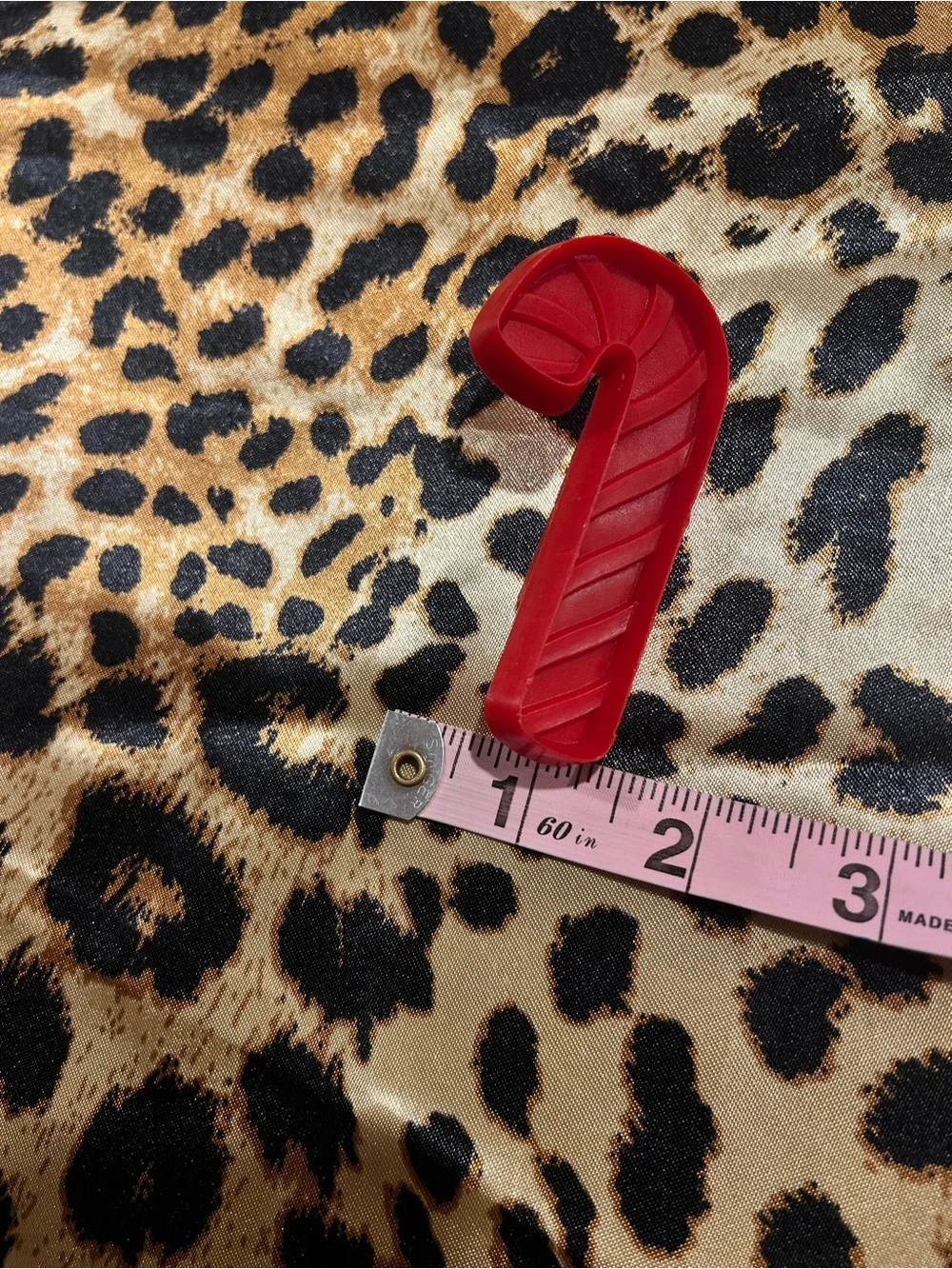 Vintage Hallmark Red Christmas Candy Cane 3 inch Cookie Cutter